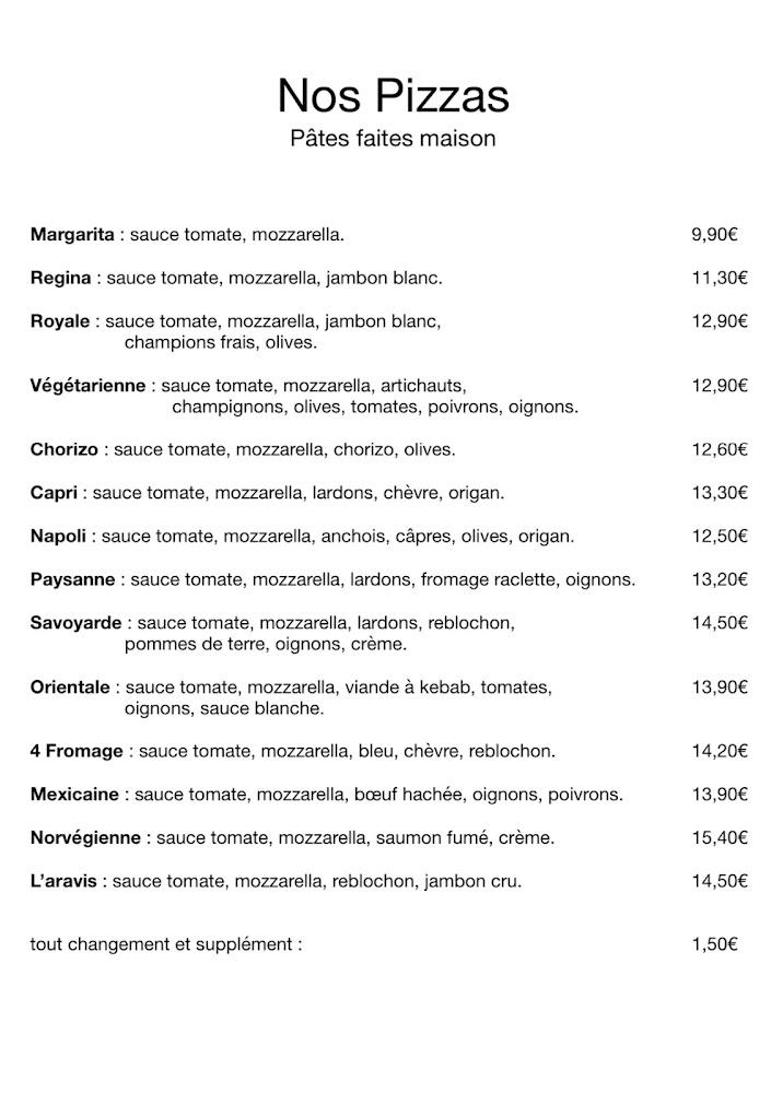 Le Baroté des Alpes - Menu Image 4